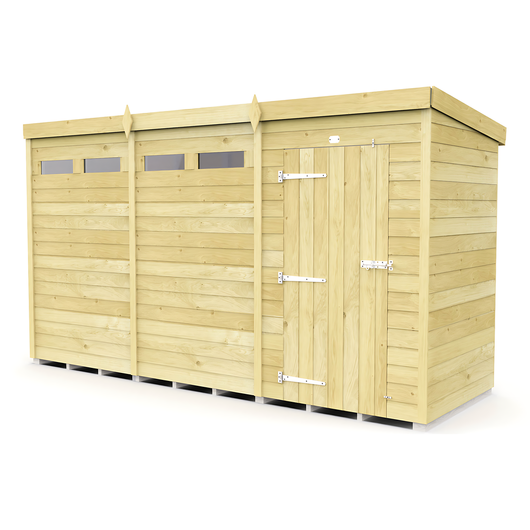 image 12ft x 4ft Pent Security Shed