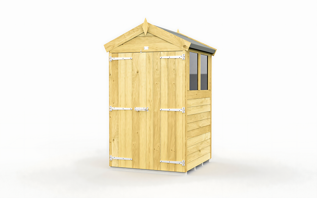 5ft x 4ft Apex Shed