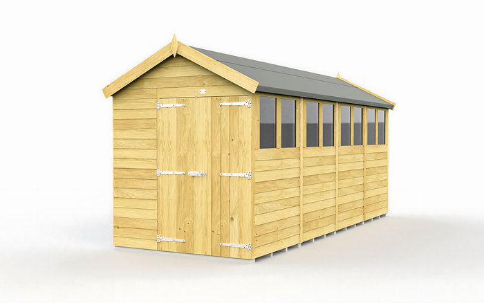 6ft x 16ft Apex Shed