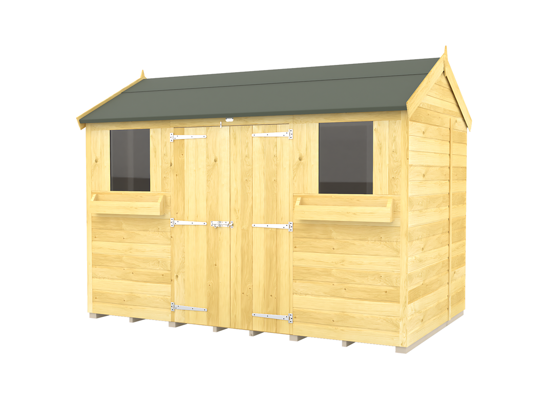 6ft x 10ft Apex Summer Shed