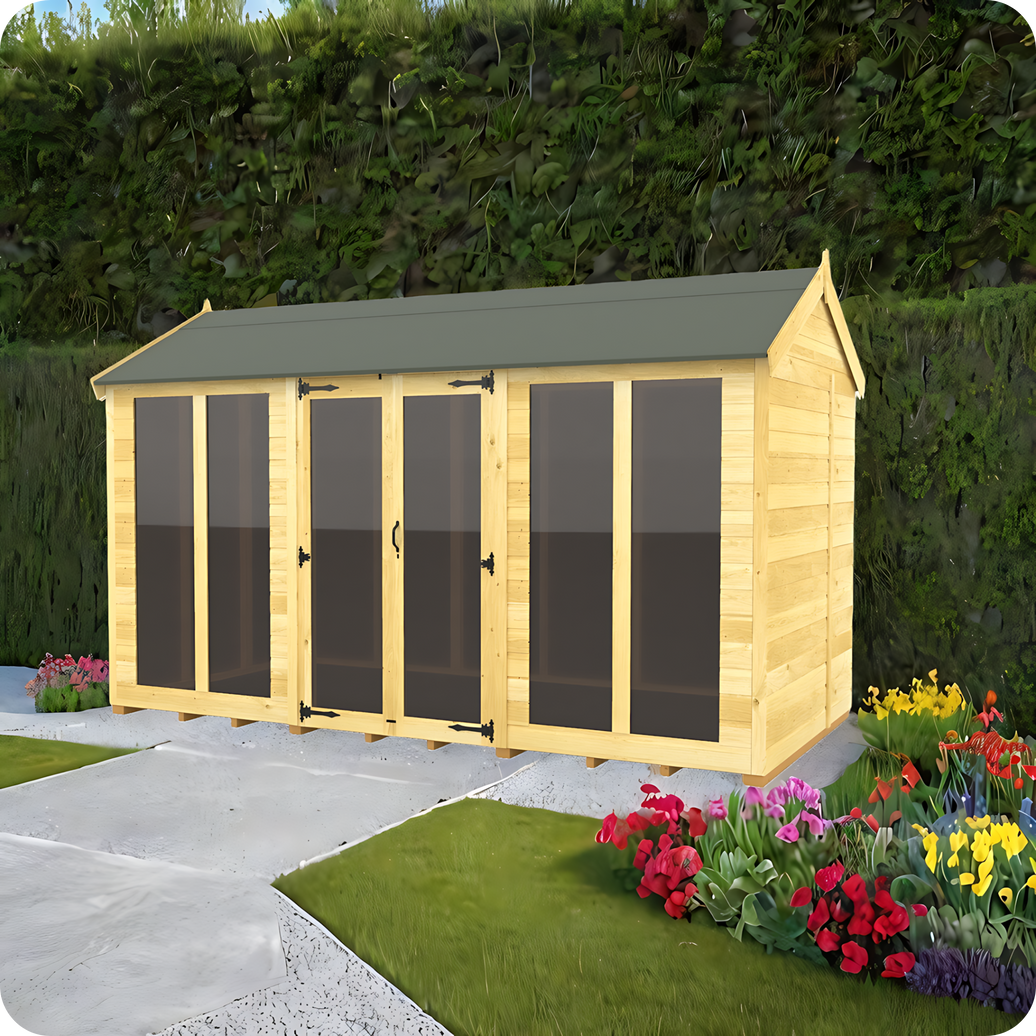 5ft Apex Summer House (Full Height Window)