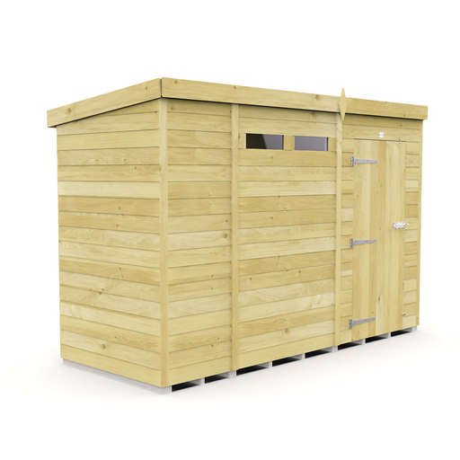 10ft x 4ft Pent Security Shed