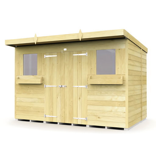 8ft Pent Summer Shed