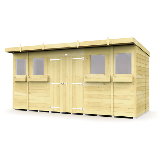 8ft Pent Summer Shed