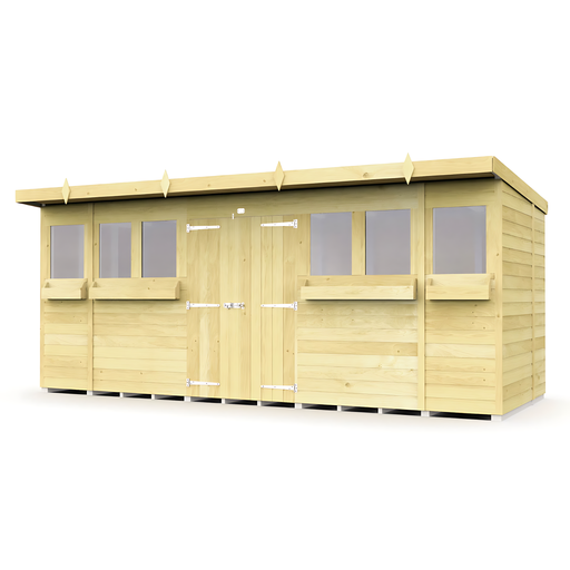 8ft Pent Summer Shed