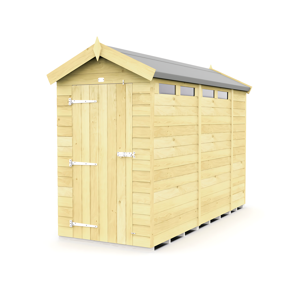 4ft Apex Security Shed