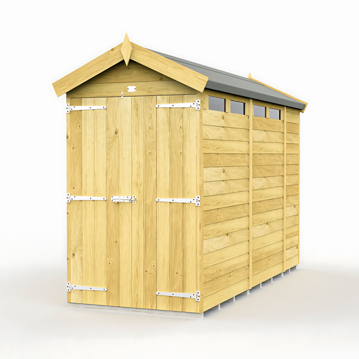 4ft Apex Security Shed