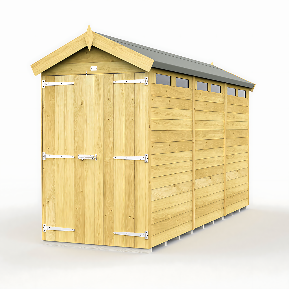 4ft Apex Security Shed