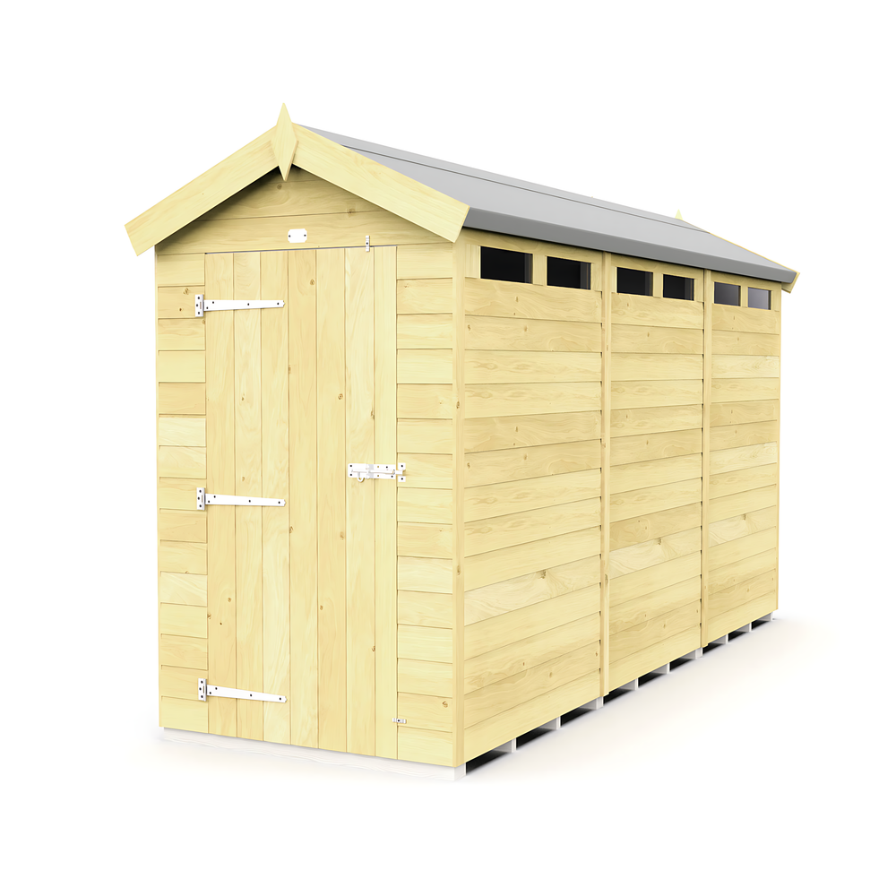 4ft Apex Security Shed