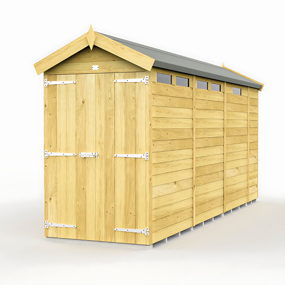 4ft Apex Security Shed