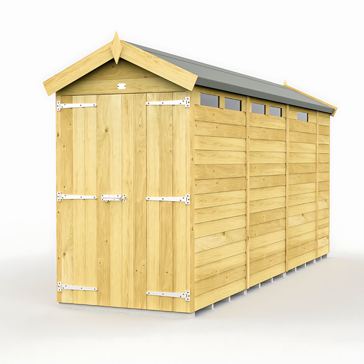 4ft Apex Security Shed