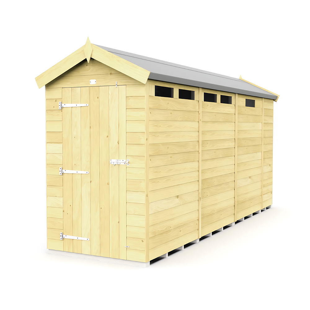 4ft Apex Security Shed