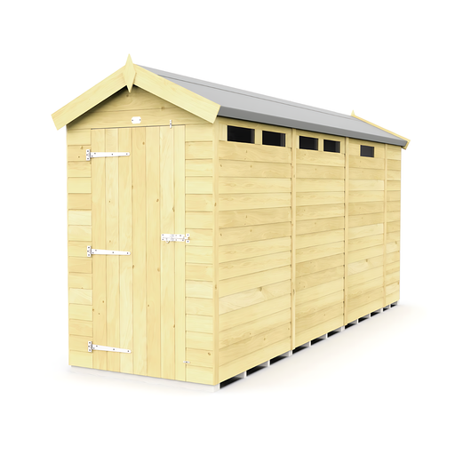 4ft Apex Security Shed