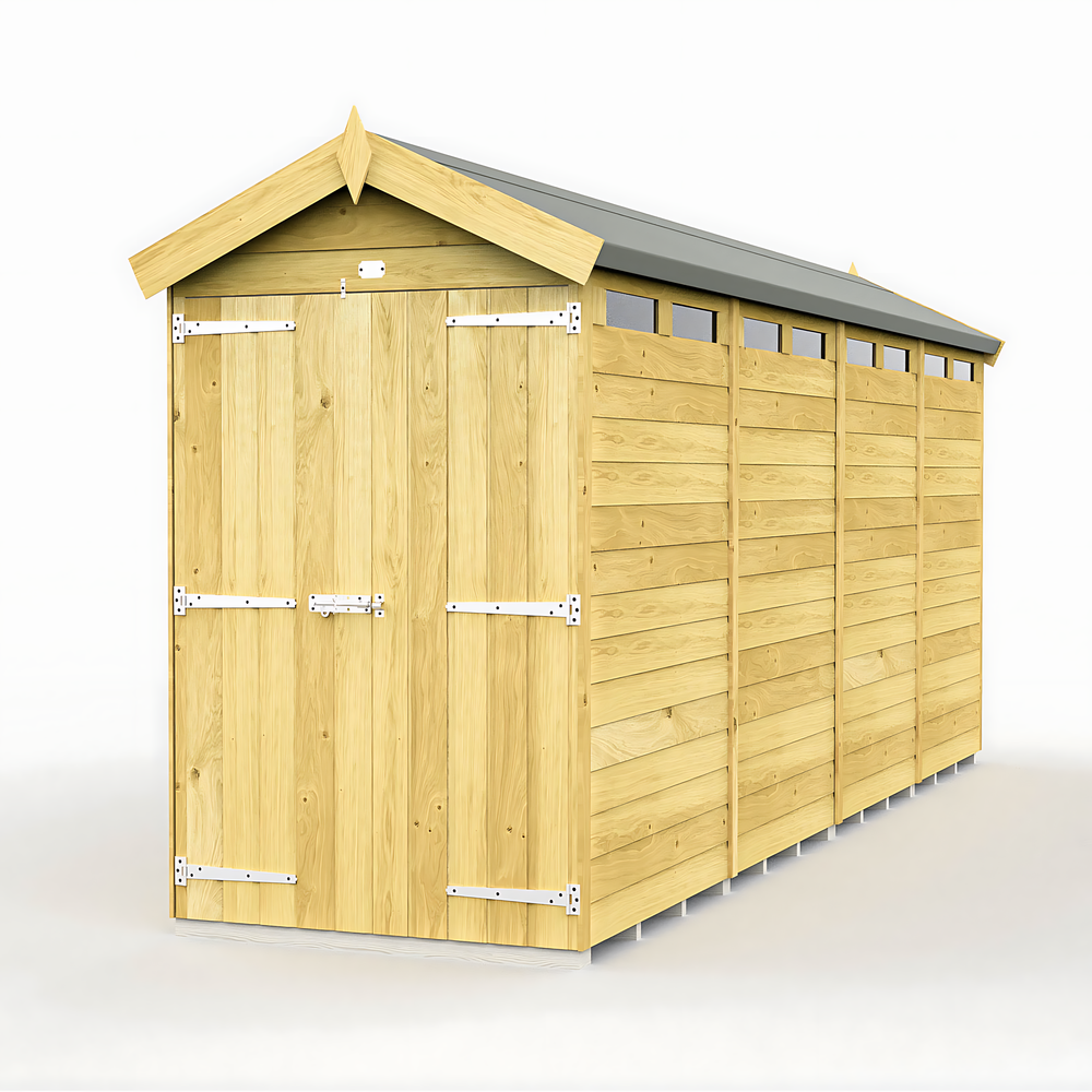 4ft Apex Security Shed