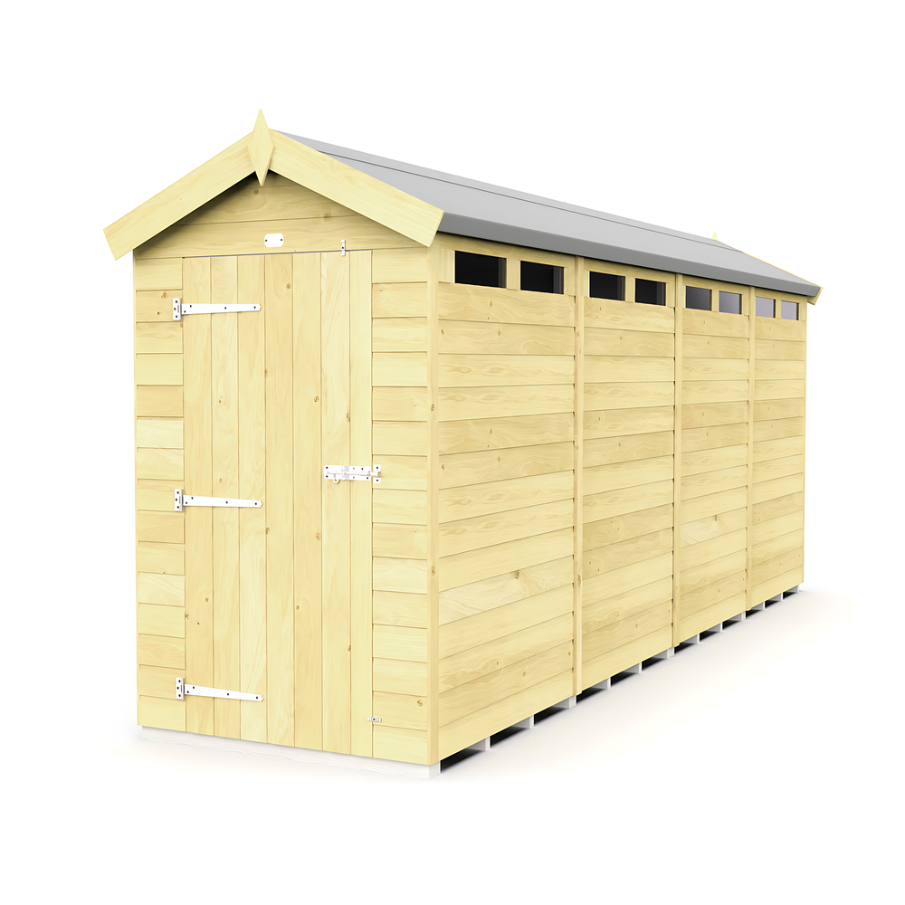 4ft Apex Security Shed