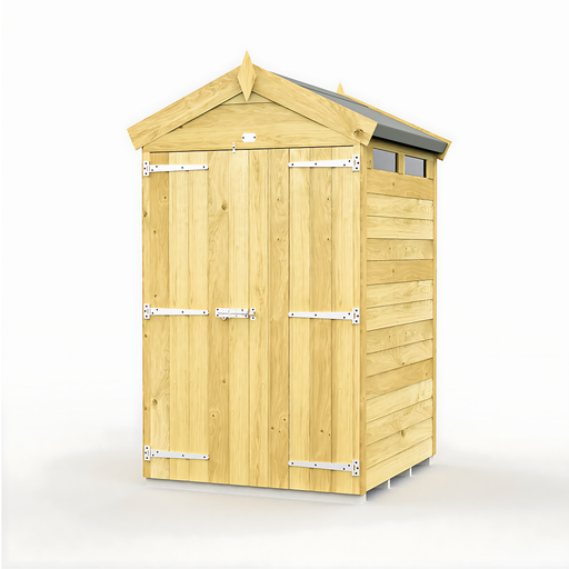 4ft Apex Security Shed