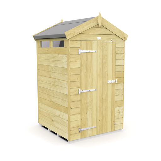 4ft Apex Security Shed