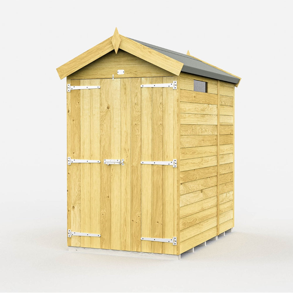 5ft x 4ft Pent Security Shed