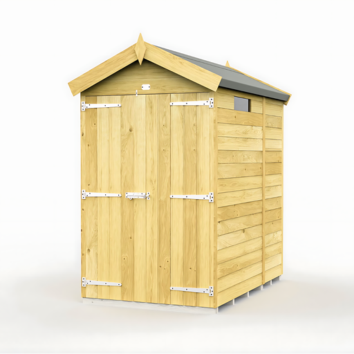 4ft Apex Security Shed
