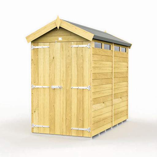 4ft Apex Security Shed