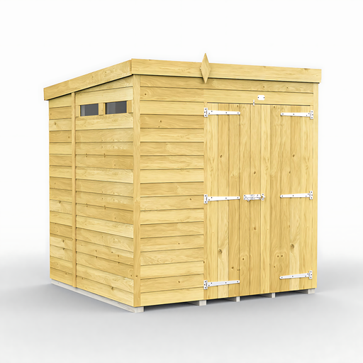 7ft x 6ft Pent Security Shed