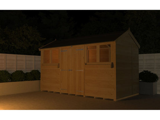 8ft x 10ft Apex Summer Shed