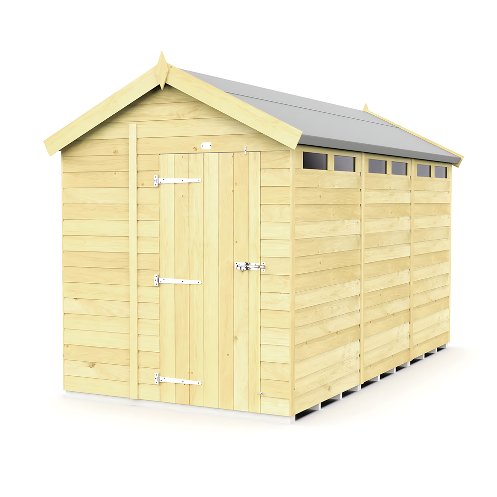 7ft Apex Security Shed