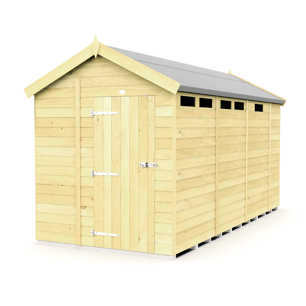 7ft Apex Security Shed