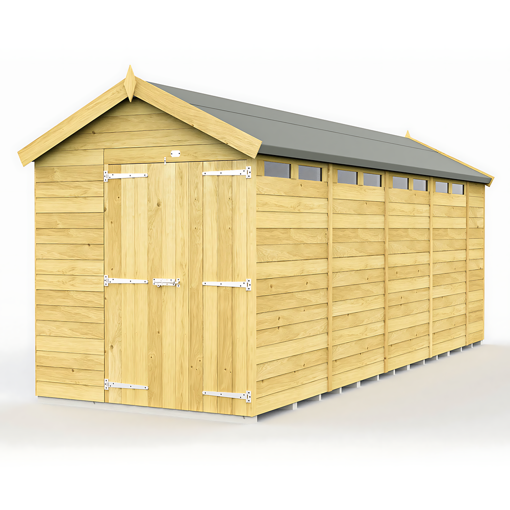 7ft Apex Security Shed