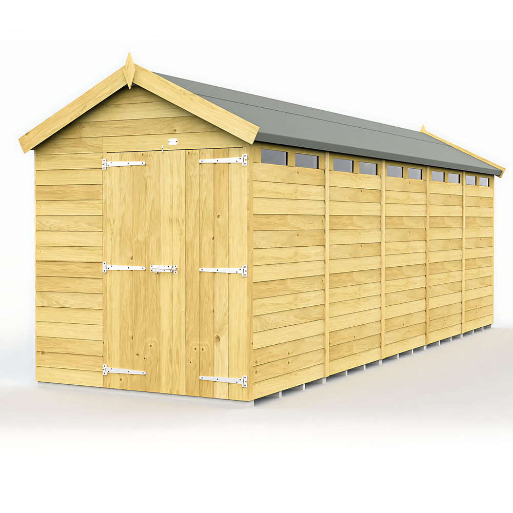7ft Apex Security Shed
