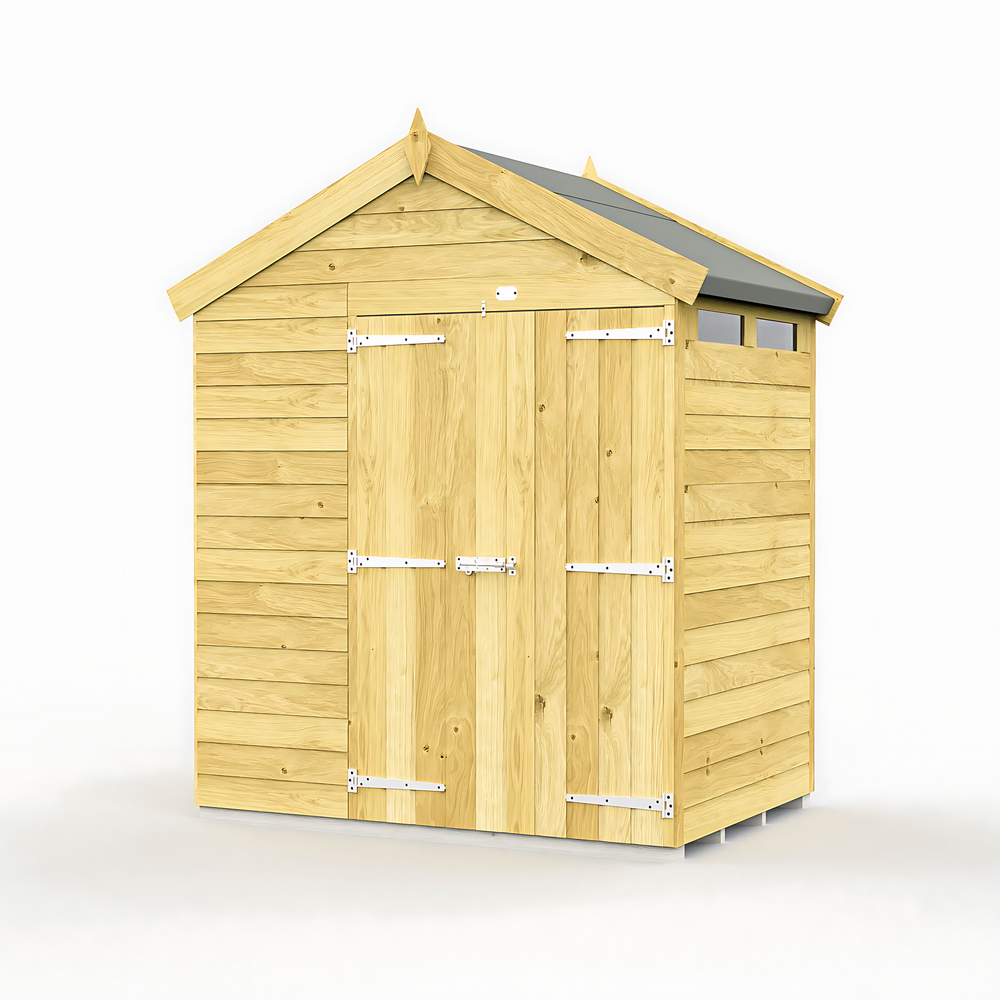 7ft Apex Security Shed