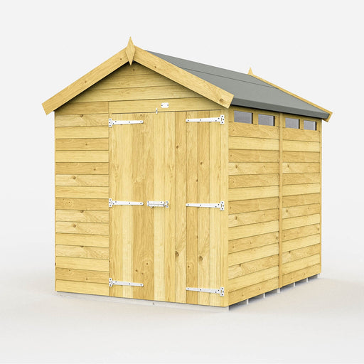 7ft x 8ft Apex Security Shed