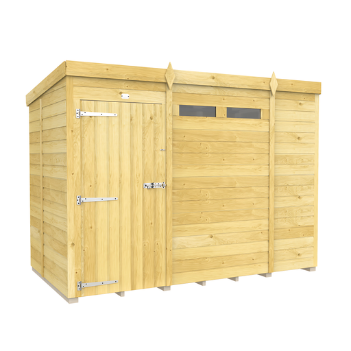 5ft x 9ft Pent Security Shed