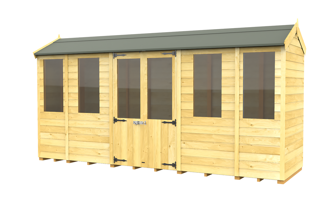 4ft x 14ft Apex Summer House