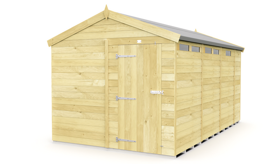 8ft Apex Security Shed