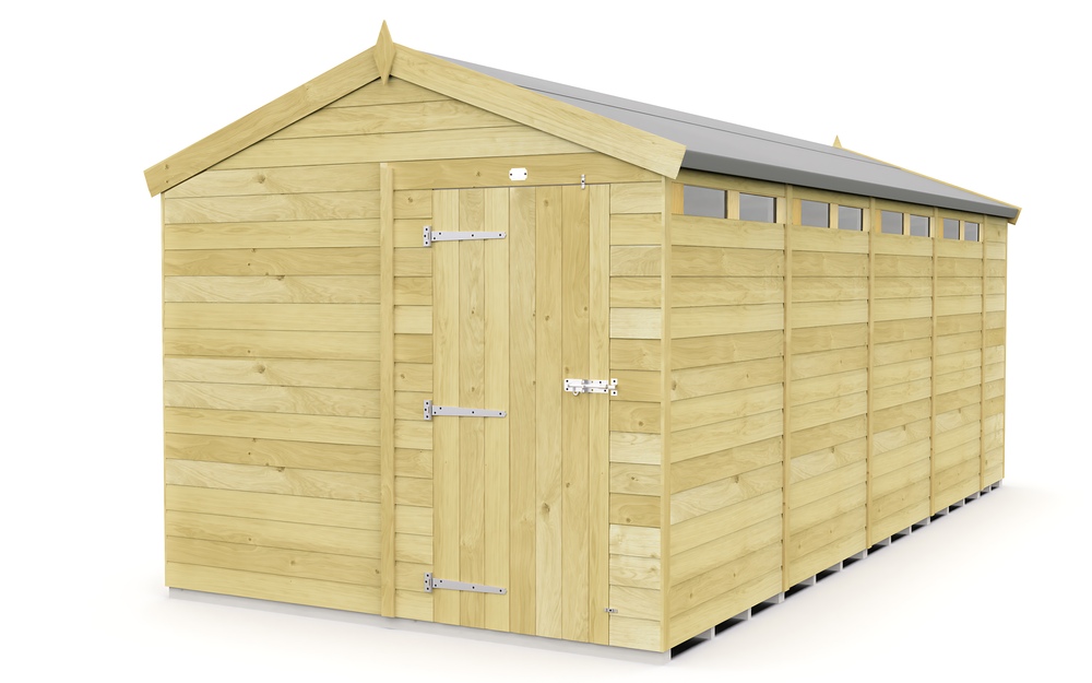 8ft Apex Security Shed