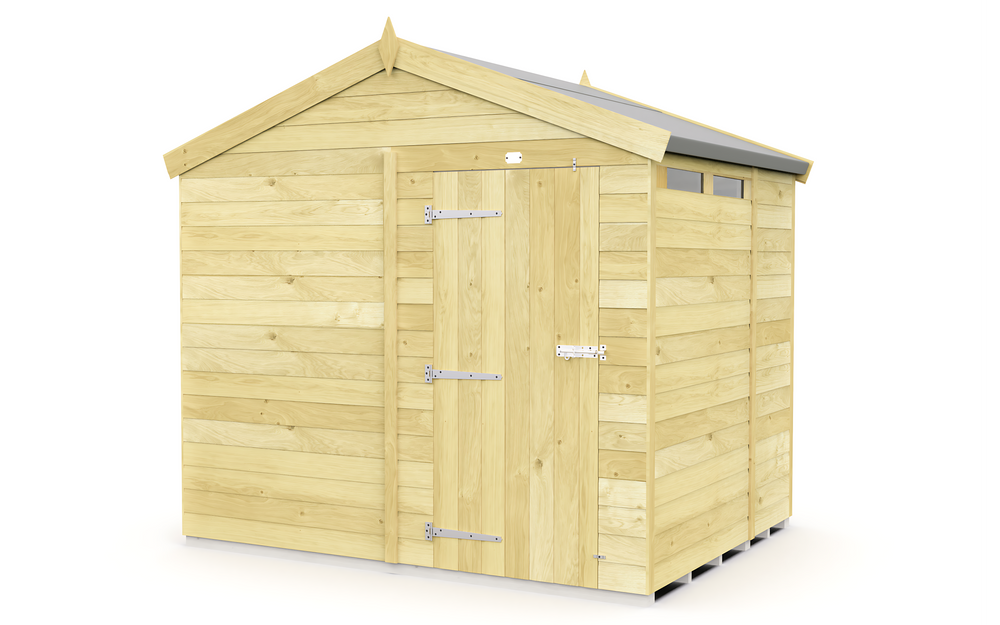 8ft x 7ft Apex Security Shed
