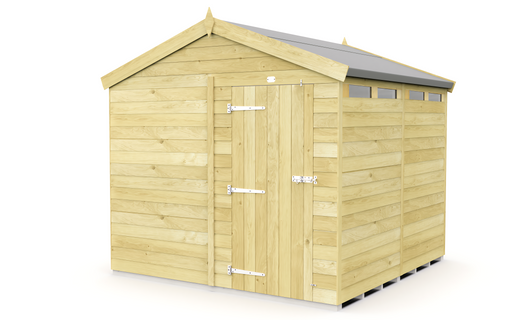 8ft Apex Security Shed