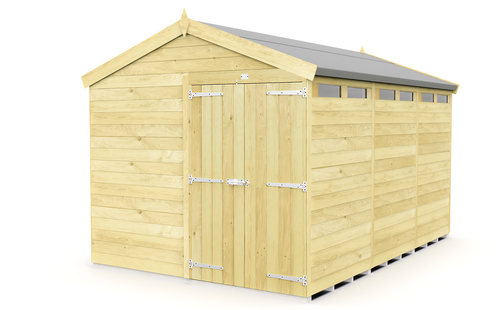 8ft Apex Security Shed