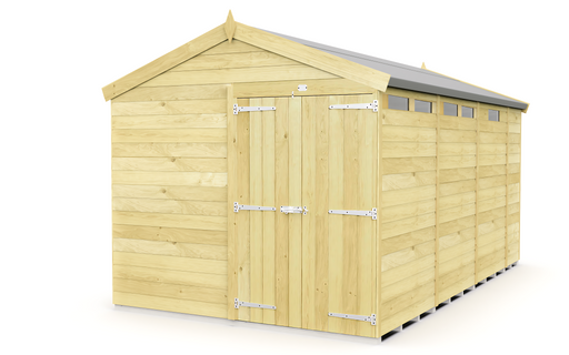 8ft Apex Security Shed