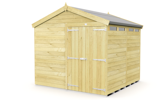 8ft Apex Security Shed