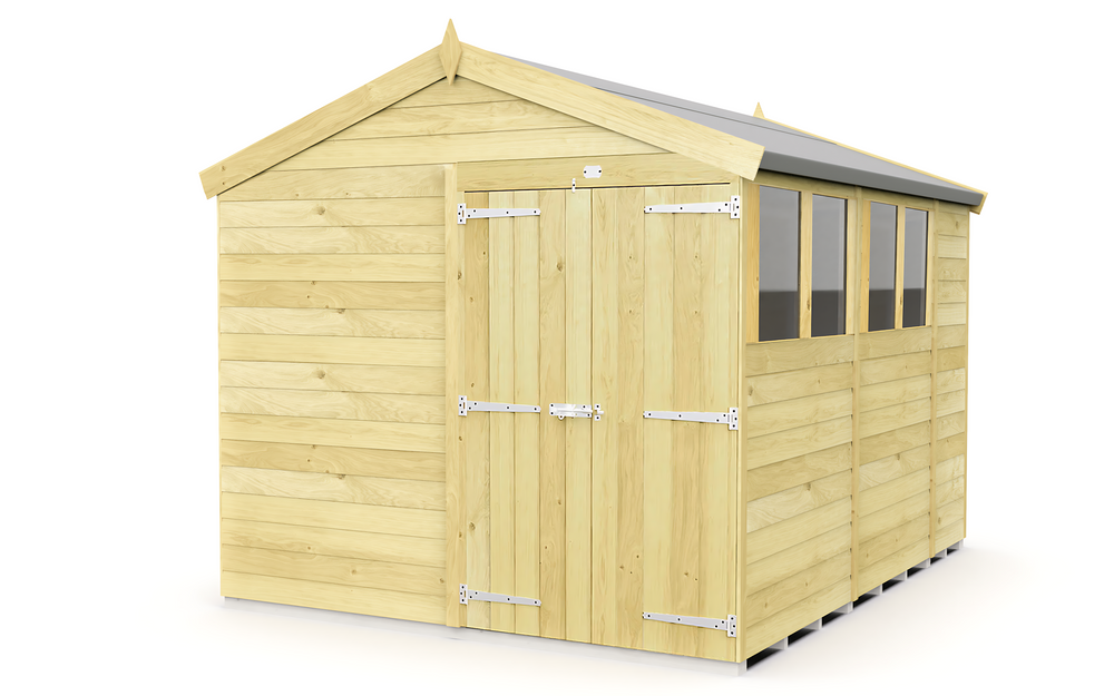 8ft x 10ft Apex Shed