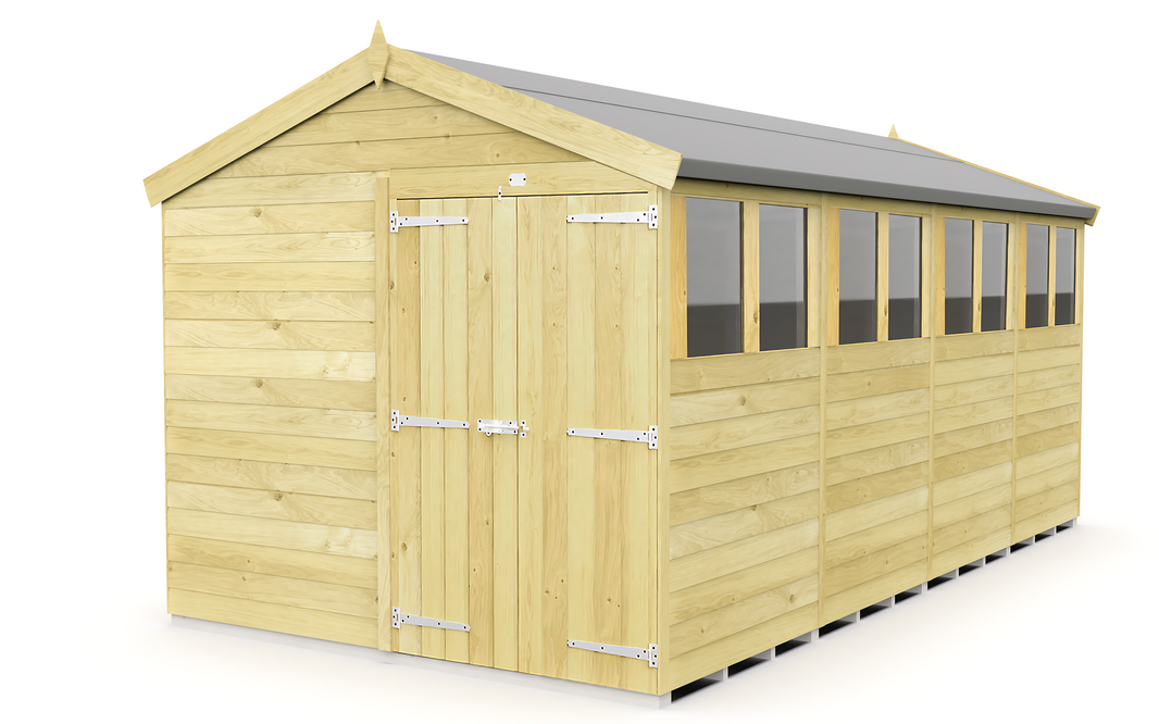 8ft x 16ft Apex Shed