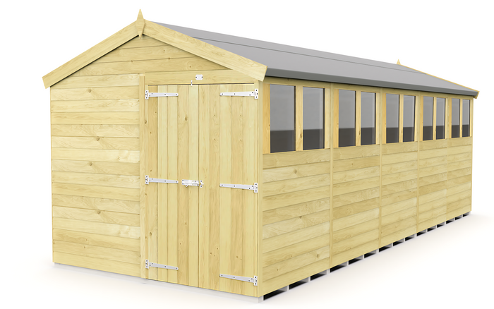 8ft x 20ft Apex Shed