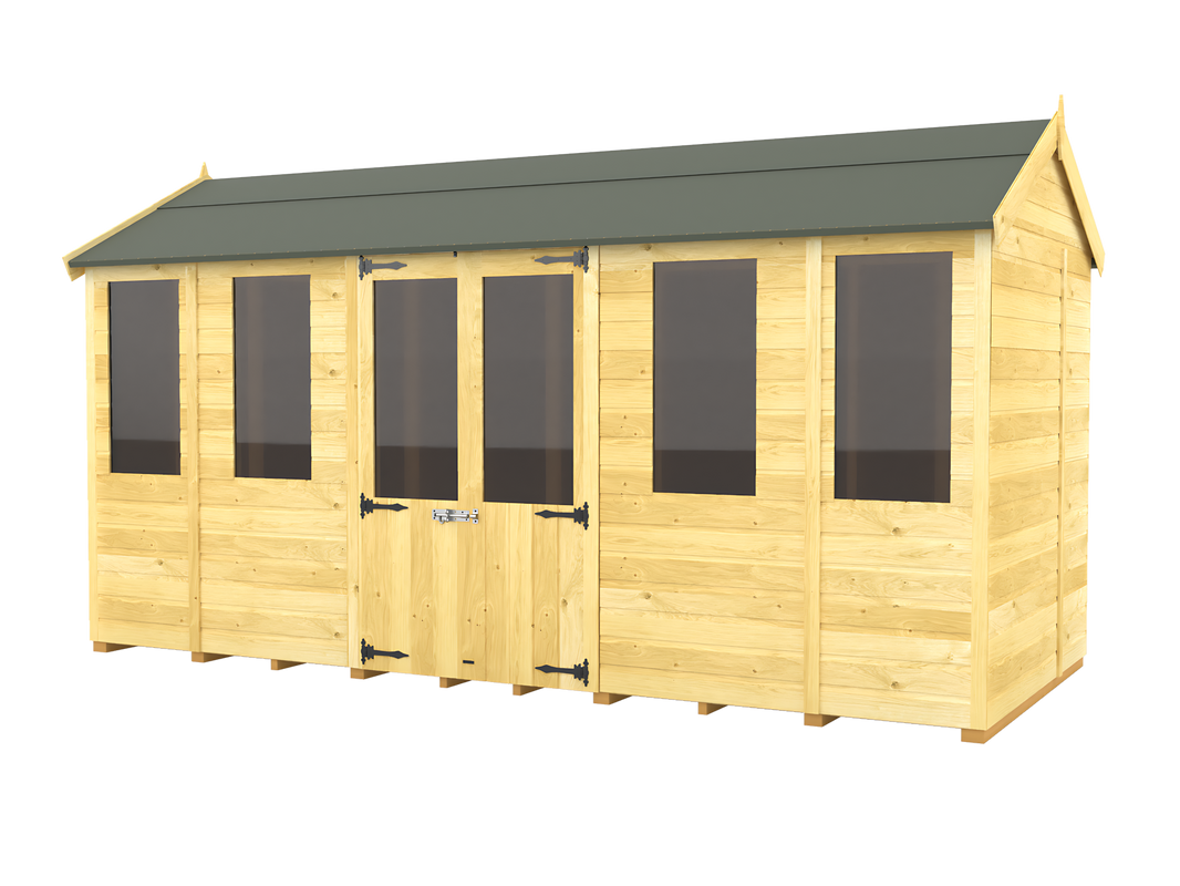 5ft x 14ft Apex Summer House