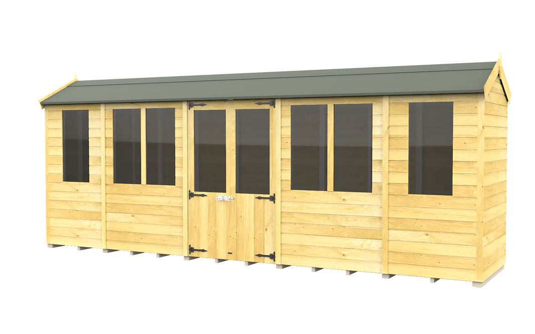 4ft x 18ft Apex Summer House