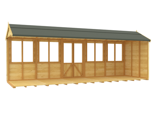 4ft x 20ft Apex Summer House