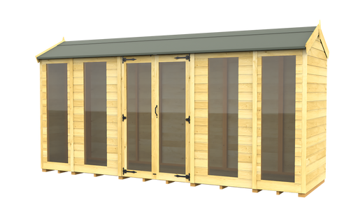 6ft Apex Summer House (Full Height Window)