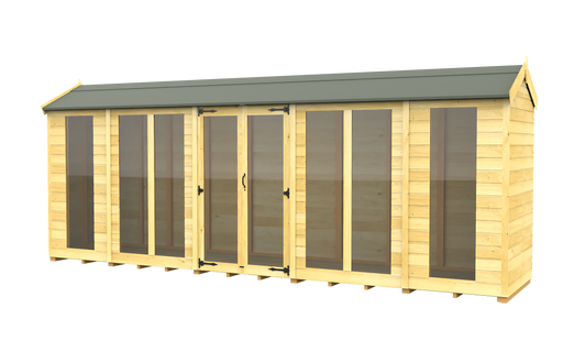 6ft Apex Summer House (Full Height Window)