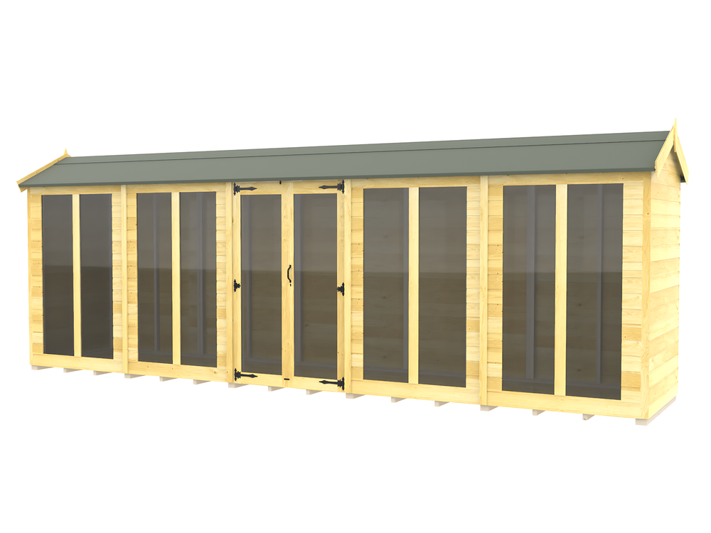 6ft Apex Summer House (Full Height Window)
